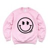 Simply Sage Market S.W.Smiley Smiley Face Outline Sweatshirt - 2 of 4
