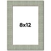 PosterPalooza | Photo Size Sculpted Blue Picture Frame - UV Acrylic, Foam Board Backing, Hanging Hardware - 2 of 4