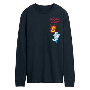 Men's - The Year Without a Santa Claus - Heat Miser Cold Miser Long Sleeve Graphic T-Shirt - 1 of 4