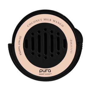Pura Illume Coconut Milk Mango Car Fragrance Refill:  Diffuser, Citrus Vanilla Scent, 0.18 Net Wt - 1 of 4