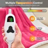 Inhand Wearable Heated Throw Blanket Shawl - 50"x60" Flannel Electric Robe Blanket Hoodie for Winter 5-Position Timer 10 Heating Levels - 4 of 4