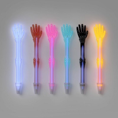 6ct 6" Skeleton Hand Pen Party Favors - Hyde and EEK! Boutique™