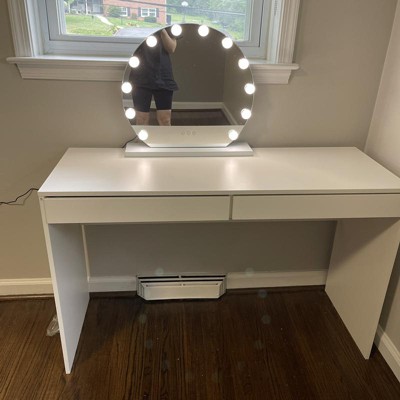 Writing Desk With Drawers White - Room Essentials™ : Target