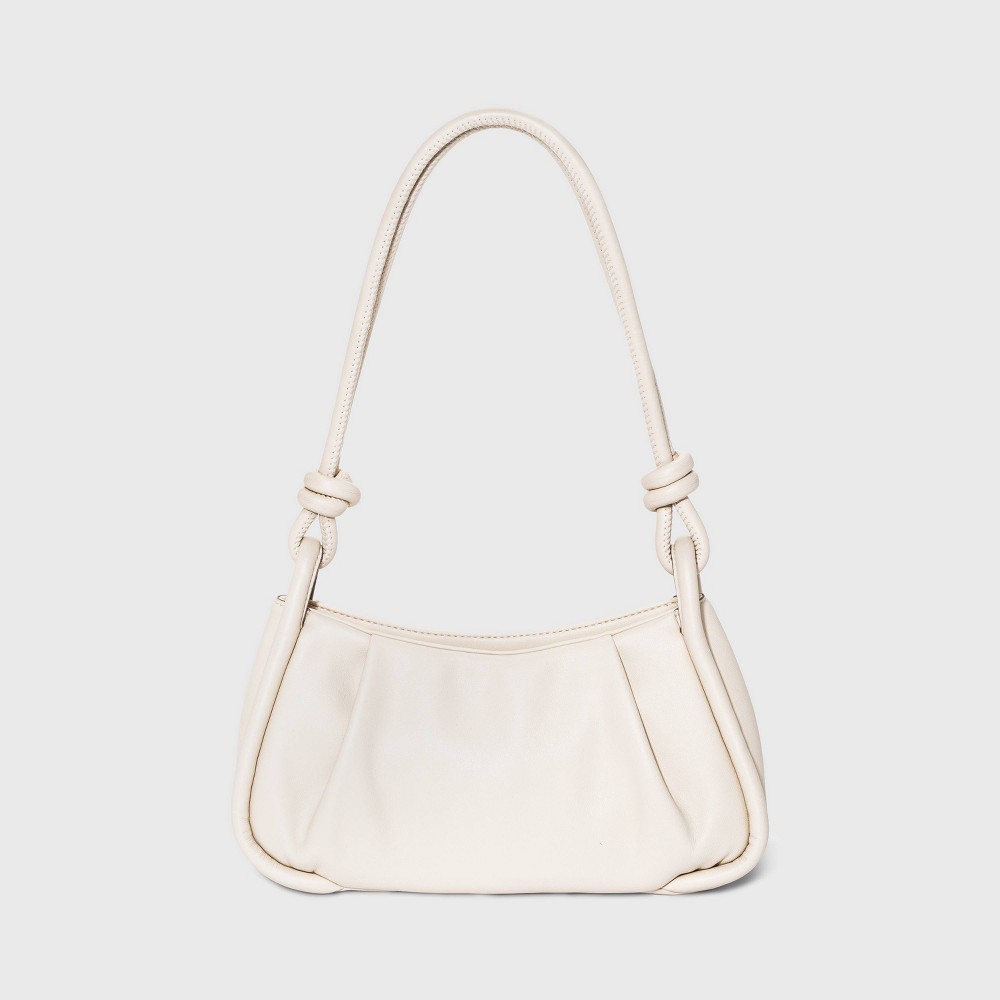 Double Knotted Shoulder Bag - A New Day White