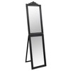 vidaXL Free-Standing Mirror Black 17.7"x70.9" - 2 of 4