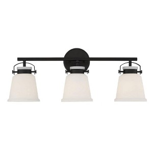 Savoy House Kaden 3 - Light Vanity in  Matte Black - 1 of 3