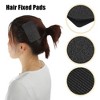 Unique Bargains Women's Hair Fixed Square Magic Paste Black 2 Pcs - 3 of 4