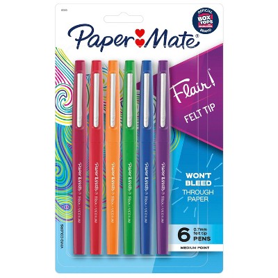Papermate Flair 5ct Asst. Felt Tip Marker Pen Multi-Colored