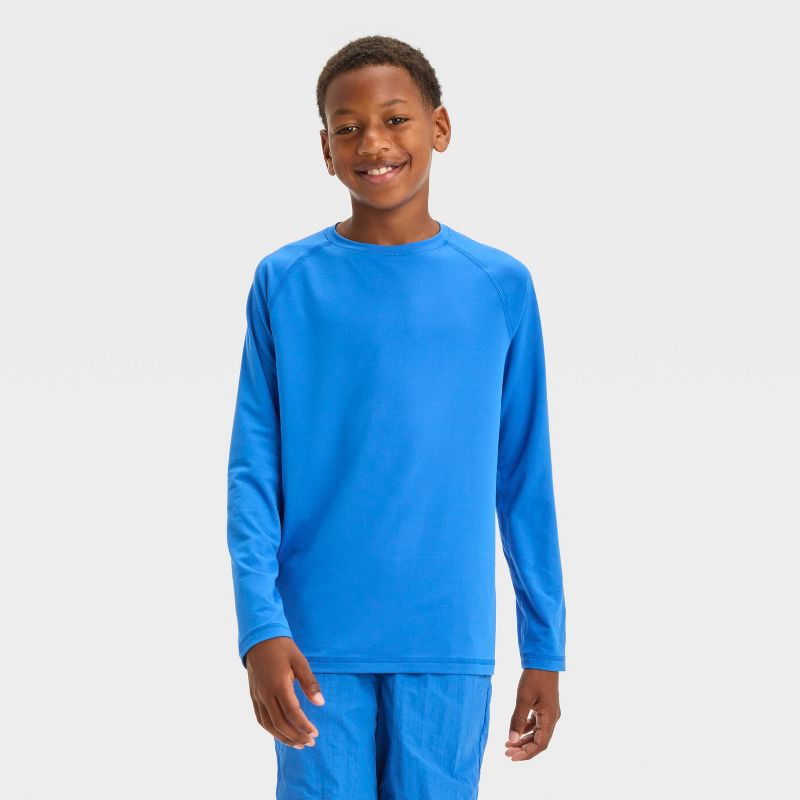 Boys&#39; Long Sleeve UPF T-Shirt - All In Motion™, 1 of 4