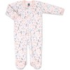 The Peanutshell Footed Baby Sleepers for Girls, Flowers & Stars, 3-Pack, Newborn to 12 Month Sizes - 2 of 4
