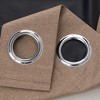 RT Designers Collection Cabana Two Pack Premium Grommet Curtain Panel 54" x 84" Taupe - 3 of 4