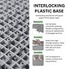 Interlocking Deck Tiles, Outdoor Waterproof & Anti-slip, for Patio, Balcony, Pool Side, Bathroom, Shower, Balcony, Porch - 4 of 4