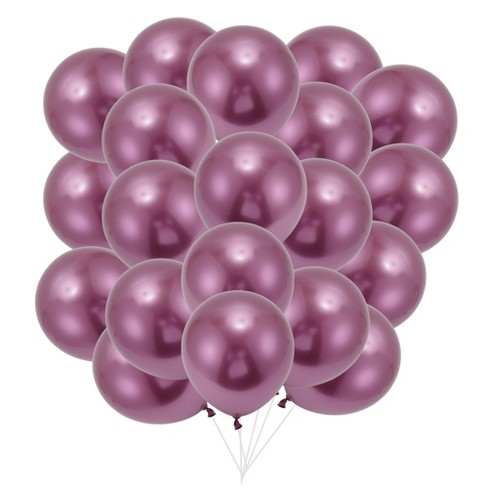 Unique Bargains Latex Party Balloons 10inch 20 Pcs Red Target