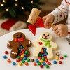 Sassy Little Southern Breakable Gingerbread Duo  - Chocolate Filled with M&M’s + Wooden Mallet - 3 of 4