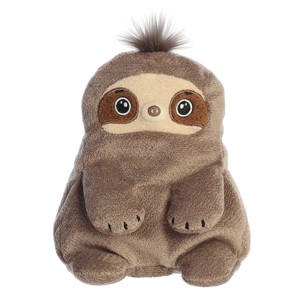 Aurora Small Sammi Sloth Fluffles Whimsical Stuffed Animal Brown 6" - 1 of 4