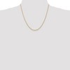 Black Bow Jewelry 2mm, 14k Yellow Gold, D/C Quadruple Rope Chain Necklace - 2 of 4