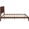 Merax Mid-Century Modern Bamboo Platform Bed with Headboard and Metal Support - 3 of 4