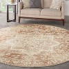 Nourison Astra Machine Washable Back to College Vintage Medallion Indoor Flatweave Rug - 2 of 4