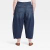 Women's High-Rise Curved Leg Barrel Jeans - Universal Thread™ - 2 of 3