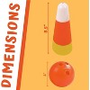 4E's Novelty Candy Corn Bowling Set for Kids & Adults - Halloween Bowling Game, Bowling Ball & 10 Plastic Bowling Pins Set, Fun Bowling Party Favors - 4 of 4