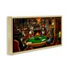 Stupell Industries Deer Playing Poker in Lodge Floating Frame Canvas Art - 2 of 4