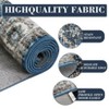 Vintage Rug Washable Rug with Non Slip Rubber Backing, Soft Non Shedding , Retro Oriental Carpet for Living Room Bedroom Nursery - 3 of 4