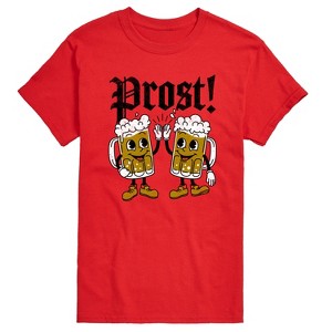 Men's - Instant Message - Oktoberfest Prost Beers Short Sleeve Graphic T-Shirt - 1 of 4