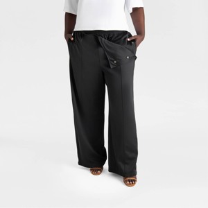 KBB by KAHLANA Women's Mid-Rise Straight Leg 'The Convertible Track Pant' - 1 of 3