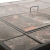 Nature Spring 30" Square Steel and Tile Wood-Burning Fire Pit with Table Top Cover - 4 of 4