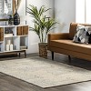 Nuloom Esme Hand Tufted Wool Geometric Tile Indoor Area Rug, Beige, 4'x6' - image 2 of 4