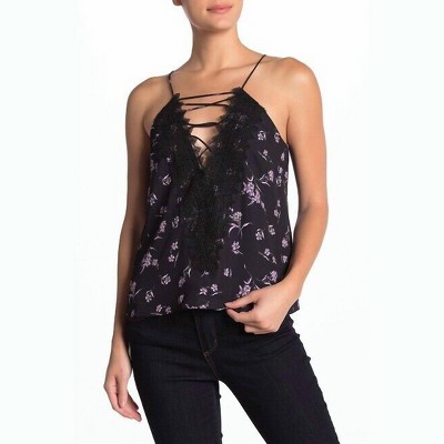Women's Posie Lace Floral Strappy Cami Top - WAYF