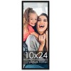 PosterPalooza | 10x24 Wood Frame with UV Acrylic, 6 Finishes: Black, White, Bronze, Silver, Wood, Mahogany - 2 of 4