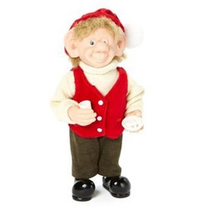 Northlight 7.5" Zims The Elves Themselves Thadious Collectible Christmas Tabletop Figure - 1 of 3