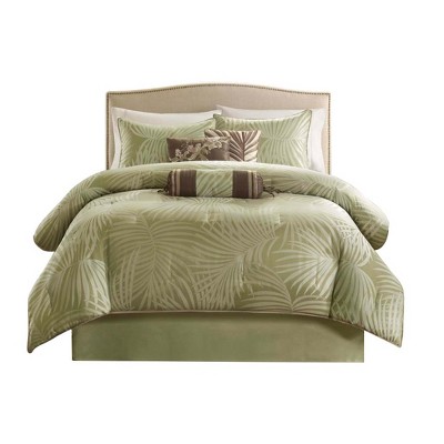Gracie Mills Hipolito 7-Piece Botanical Comforter Set