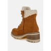 Madoka Fur Collar Chunky Ankle Boots Women - 3 of 4