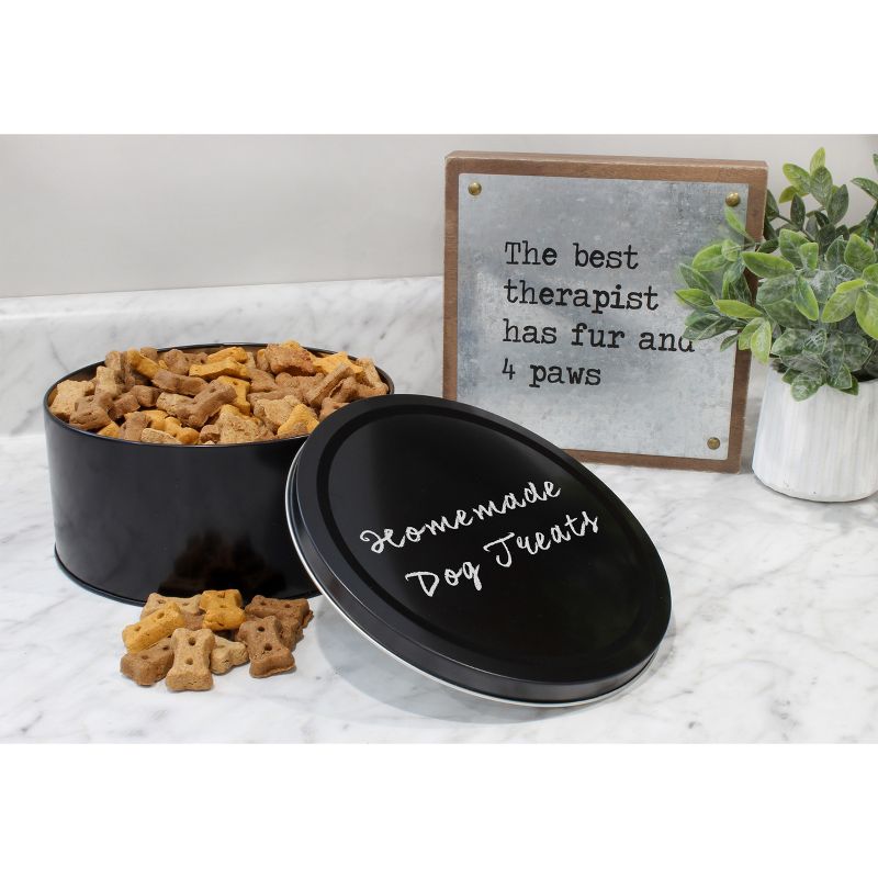 Decorae Round Cookie Tins, 2pk, for Baked Goods and Cake for Special Occasions, Christmas, Valentines Day and More, 5 of 7