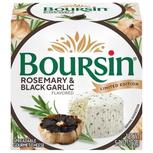 Boursin Rosemary and Black Garlic Cheese - 5.3oz - 1 of 1