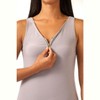 Rekucci Women’s Ultra Soft Sleeveless Tank with Chic Front Zipper – Stylish, Comfortable Top for Work, Travel, or Casual Wear - 4 of 4