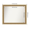 Amanti Art Carter Dark Gold Non-Beveled Wood Framed Bathroom Vanity Wall Mirror - 3 of 4
