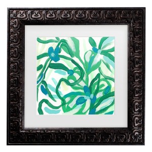 Trademark Fine Art - June Erica Vess  Jungle Melody Ii Matted Framed Art - 1 of 4