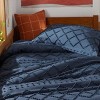 Bedsure | 3Pcs Comforter Bedding Set with Intricate Solid Embroidery - 3 of 4