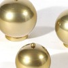 HomeRoots Set of Three Gold Metal Decorative Lidded Canisters - 4 of 4