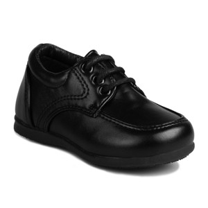 Josmo Unisex Dress Shoes for Toddlers and Little Kids - Oxford Style with Faux Leather, Lace-Up Closure, Perfect for Weddings, Church, School Uniform - 1 of 4