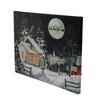Northlight LED  Fiber Optic Lighted Santa Claus Coming to Town Christmas Wall Art 15.75" x 12" - 2 of 4