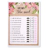Best Paper Greetings Set Of 5 Floral Bridal Shower Wedding Games, 50 Cards Each Game, 5 X 7 inches - image 3 of 4