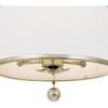Crystorama Lighting Broche 3 - Light Chandelier in  Antique Silver - 4 of 4