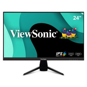 ViewSonic VX2467U 24 Inch 1080p Monitor with 65W USB C, Ultra-Thin Bezels, HDMI, and VGA input - 1 of 4