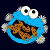 Toddler's Sesame Street Cookie Monster and Daisy Flowers T-Shirt - 2 of 3