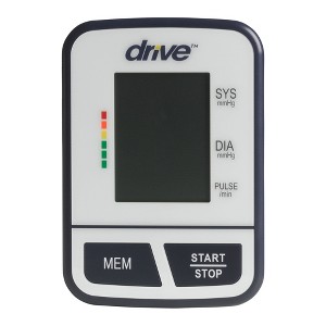 drive Medical Blood Pressure Monitor, Upper Arm, Large, 1 Count - 1 of 4
