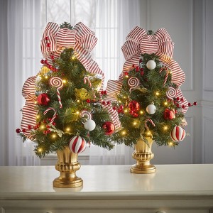 BrylaneHome 24"H Tabletop Christmas Tree - 1 of 4